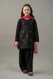 Maria.B-Kids 2pc Dhanak Embroidered Front Embroidered Sleeves Embroidered Trouser (10 to 14 Years) RGP-3512