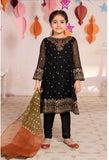Maria.B-Kids 2pc Dhanak Embroidered Front Embroidered Sleeves Embroidered Trouser (10 to 14 Years) RGP-3529