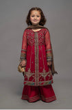 Maria.B–Kids 2pc Dhanak Embroidered Front Embroidered Sleeves Embroidered Trouser (10 to 14 Years) RGP-3523