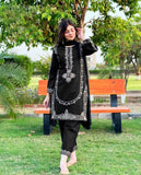 Resham Ghar-2pc Dhanak Embroidered Front Embroidered Sleeves Embroidered Trouser RGP-22