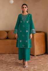 Batik-2pc Dhanak Embroidered Shalt Embroidered Sleeves Emb Trouser RGP-31