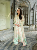 ANEELAS - 3PC SHAMOZ SILK FESTIVE EMBROIDERED ORGANZA DUPATTA - RG36