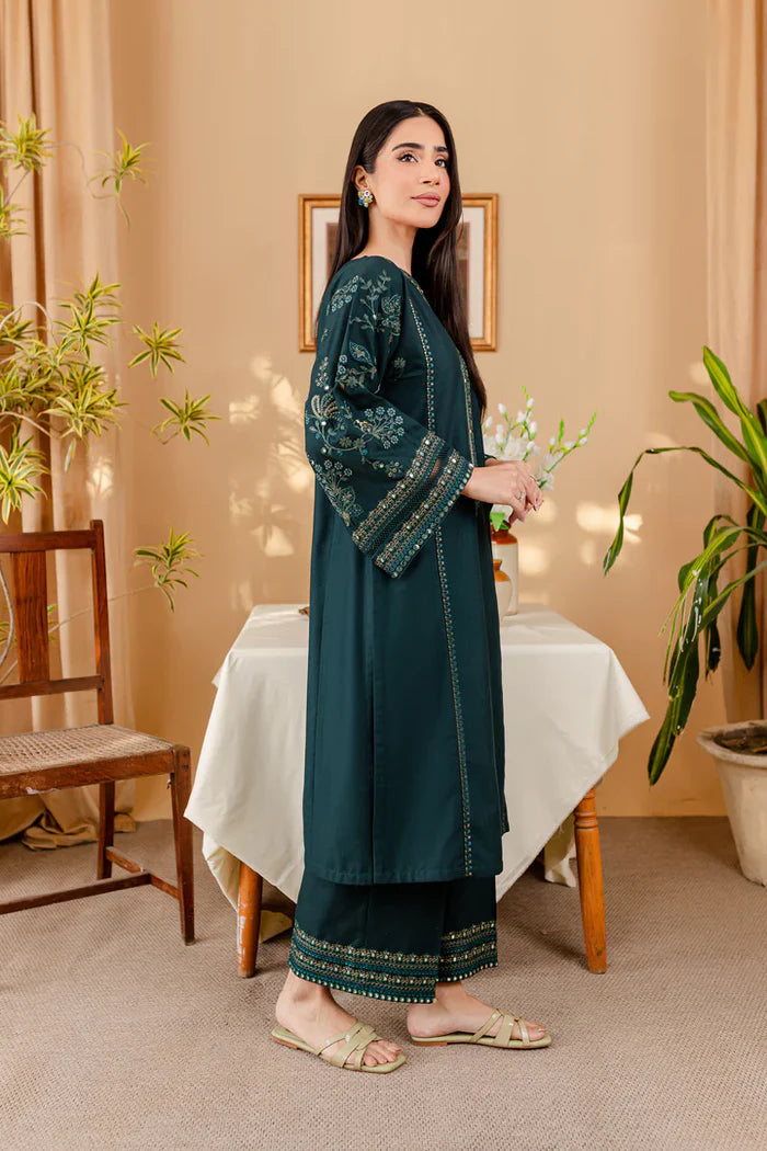 BATIK 2-PIECE LAWN SEQUIN EMBROIDERED SHIRT WITH ELEGANT EMBROIDERED TROUSER