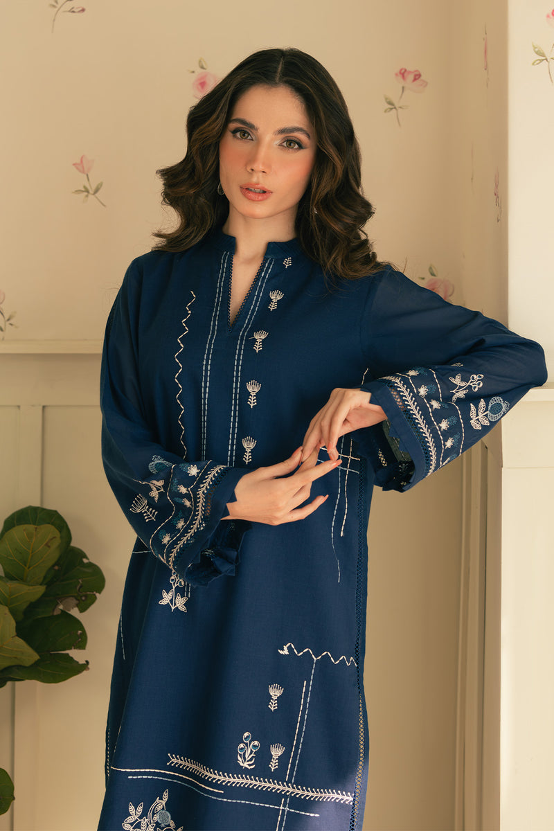 LAAM 2-PIECE LAWN EMBROIDERED SHIRT WITH ELEGANT TROUSER