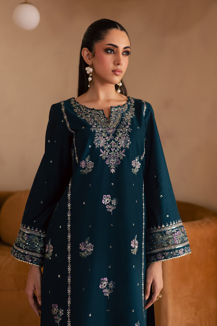 BATIK 2-PIECE LAWN SEQUIN EMBROIDERED SHIRT WITH ELEGANT EMBROIDERED TROUSER