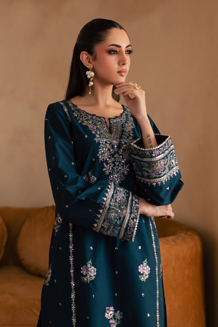 BATIK 2-PIECE LAWN SEQUIN EMBROIDERED SHIRT WITH ELEGANT EMBROIDERED TROUSER
