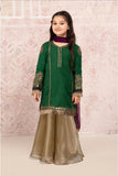 Maria.B-Kids 2pc Dhanak Embroidered Front Embroidered Sleeves Embroidered Trouser (10 to 14 Years) RGP-3527