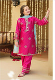 Maria.B-Kids 2pc Dhanak Embroidered Front Embroidered Sleeves Embroidered Trouser (10 to 14 Years) RGP-3518