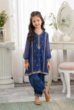 Maria.B-Kids 2pc Dhanak Embroidered Front Embroidered Sleeves Embroidered Trouser (10 to 14 Years) RGP-3517