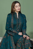 Mohagni-3pc Dhanak Embroidered Shirt Embroidered Sleeves Embroidered Shawl and Dyed Trousers RGP-34