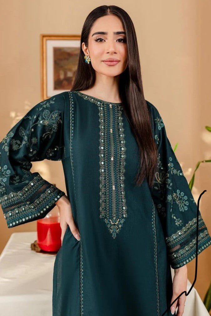 BATIK 2-PIECE LAWN SEQUIN EMBROIDERED SHIRT WITH ELEGANT EMBROIDERED TROUSER